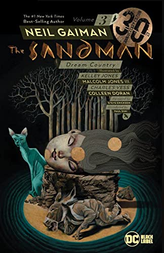 Front Cover The Sandman Vol. 03 Dream Country 30th Anniversary Edition ISBN 9781401285487 - Graphic Novel - Image - Pop Weasel