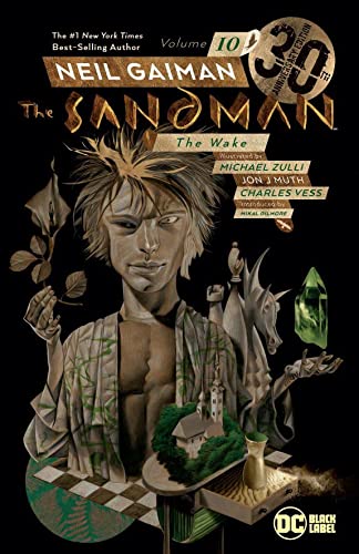Front Cover Sandman Vol. 10 The Wake 30th Anniversary Edition ISBN 9781401292034