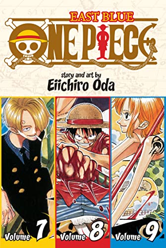 Front Cover One Piece (Omnibus Edition), Vol. 03 Includes vols. 7, 8 & 9 ISBN 9781421536279 - Manga - Image - Pop Weasel