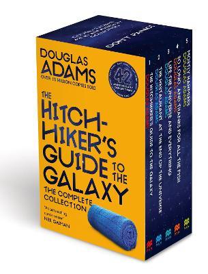 Pop Weasel Image of Douglas Adams Pan Boxset - The Hitchhiker's Guide to the Galaxy Book 1-5