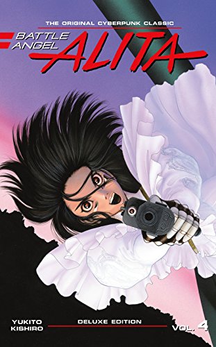 Front Cover - Battle Angel Alita Deluxe 4 (Contains Vol. 7-8) - Pop Weasel