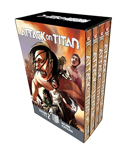 Front Cover Attack on Titan Season 2 Manga Box Set ISBN 9781632367013