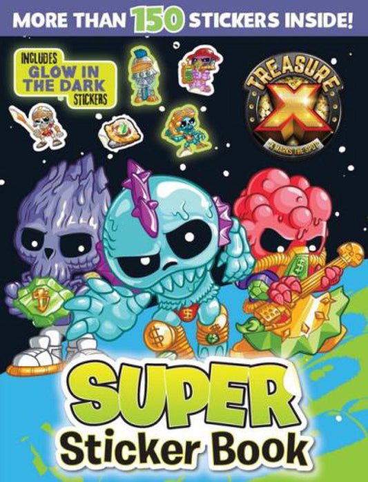 Treasure X: Super Sticker Book with Glow in the Dark Stickers