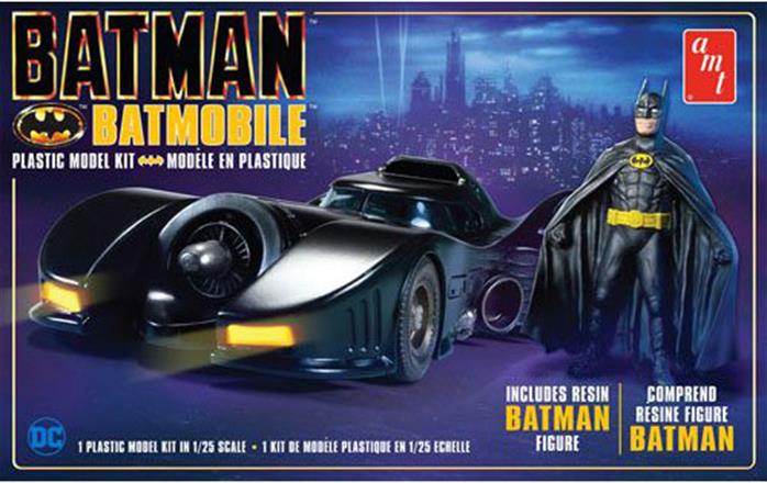 1989 Batmobile with Figure - 1:25 Model Kit - Kitset Models - Image - Pop Weasel