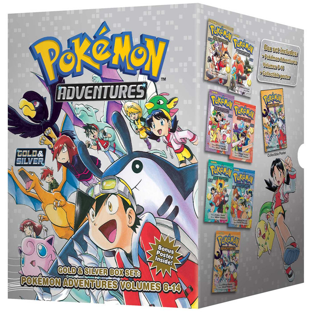 Pokémon Adventures Gold & Silver Box Set (Set Includes Vols. 8-14) - Manga - Image - Pop Weasel