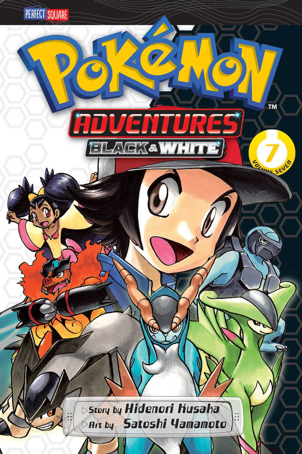 Front Cover - Pokémon Adventures: Black and White, Vol. 07 - Pop Weasel