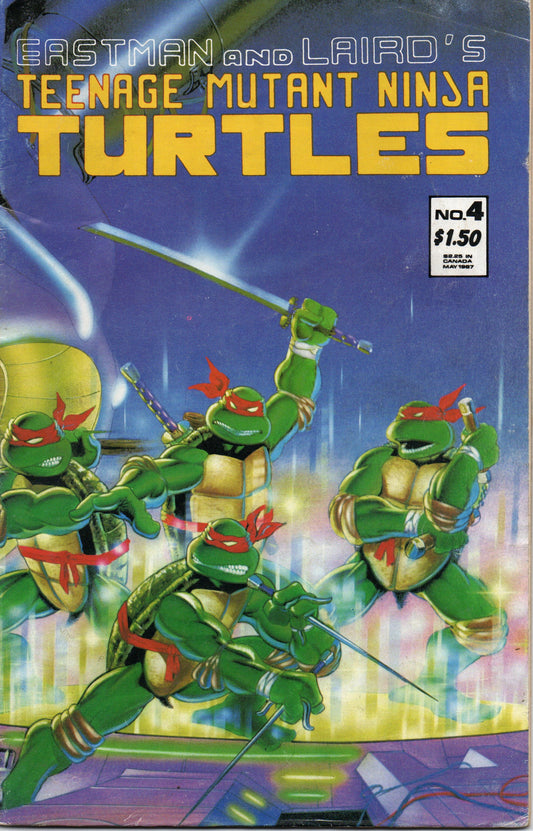 Pre-Owned - Teenage Mutant Ninja Turtles #4 (May 1987)