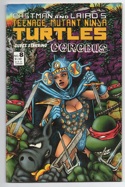 Pre-Owned - Teenage Mutant Ninja Turtles #8 (Jul 1986)