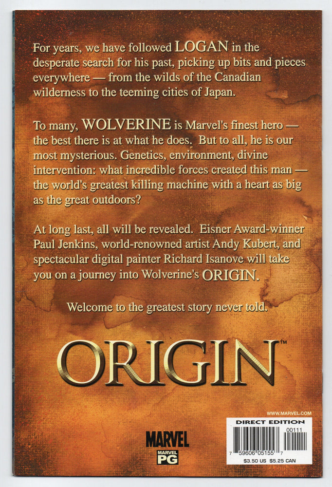 Pre-Owned - Origin - Pre-Owned Comics - Image - Pop Weasel