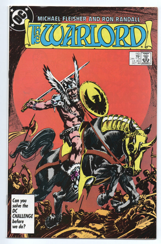 Pre-Owned - Warlord #110  (Oct 1986)