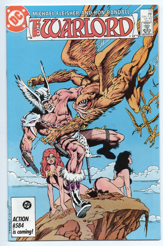 Pre-Owned - Warlord #113  (January 1987)