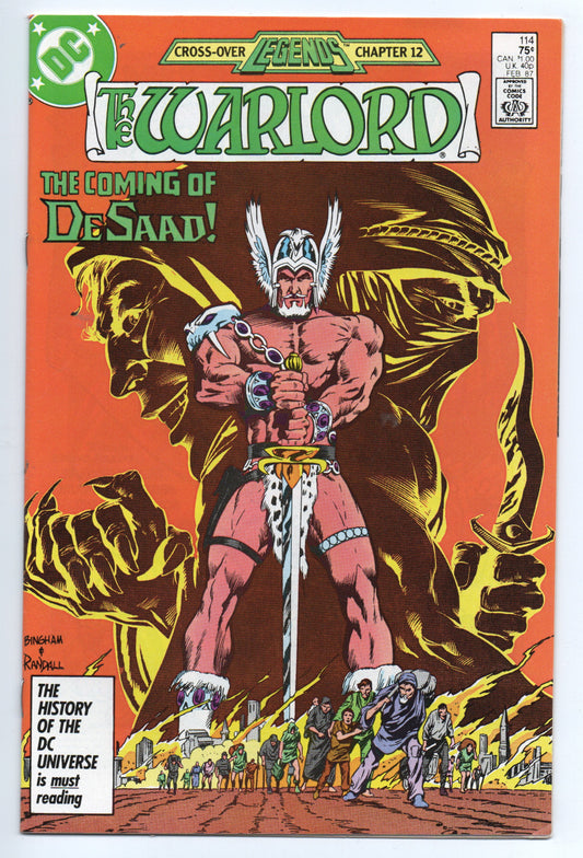 Pre-Owned - Warlord #114  (February 1987)