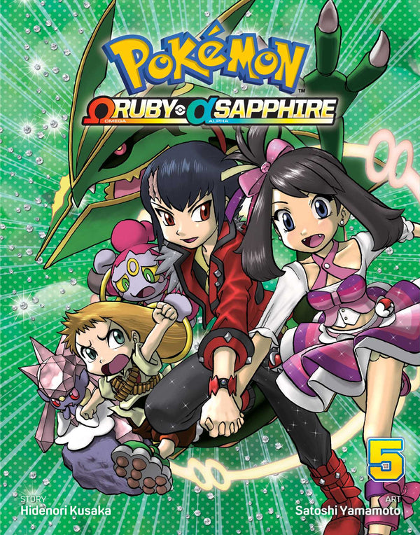 Front Cover - Pokémon Omega Ruby & Alpha Sapphire, Vol. 05 - Pop Weasel