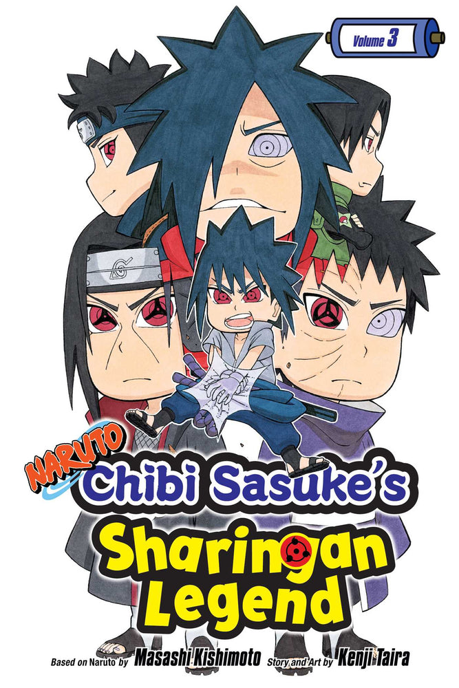 Front Cover Naruto: Chibi Sasuke's Sharingan Legend, Vol. 3 ISBN 9781421597614 - Manga - Image - Pop Weasel