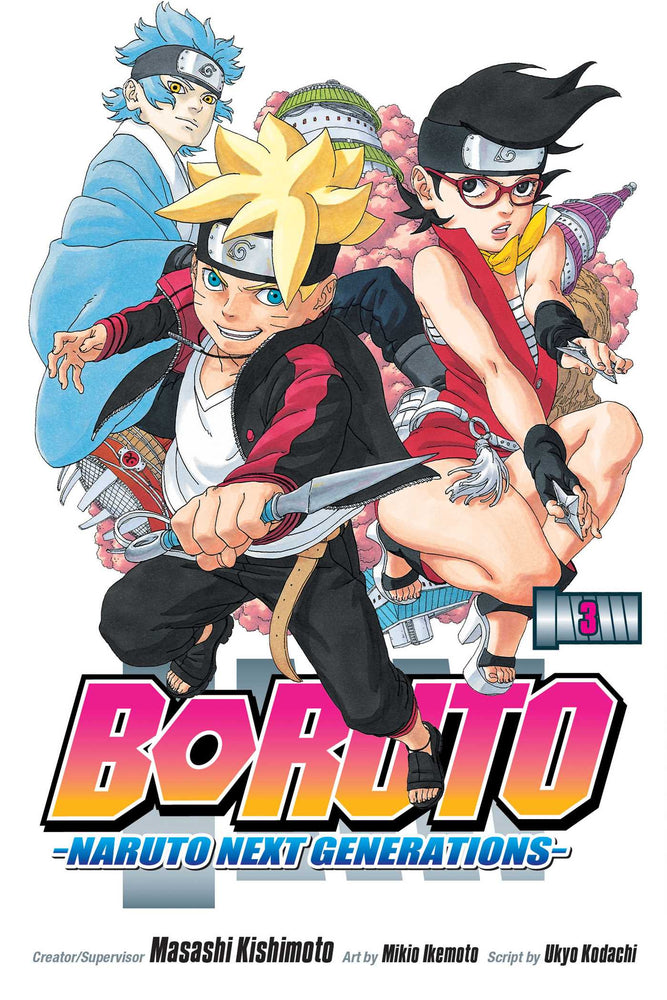 Front Cover Boruto: Naruto Next Generations, Vol. 03 ISBN 9781421598222 - Manga - Image - Pop Weasel