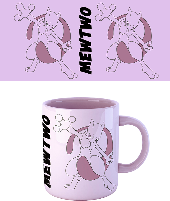 Pokémon Mug - Mewtwo - Drinkware - Image - Pop Weasel