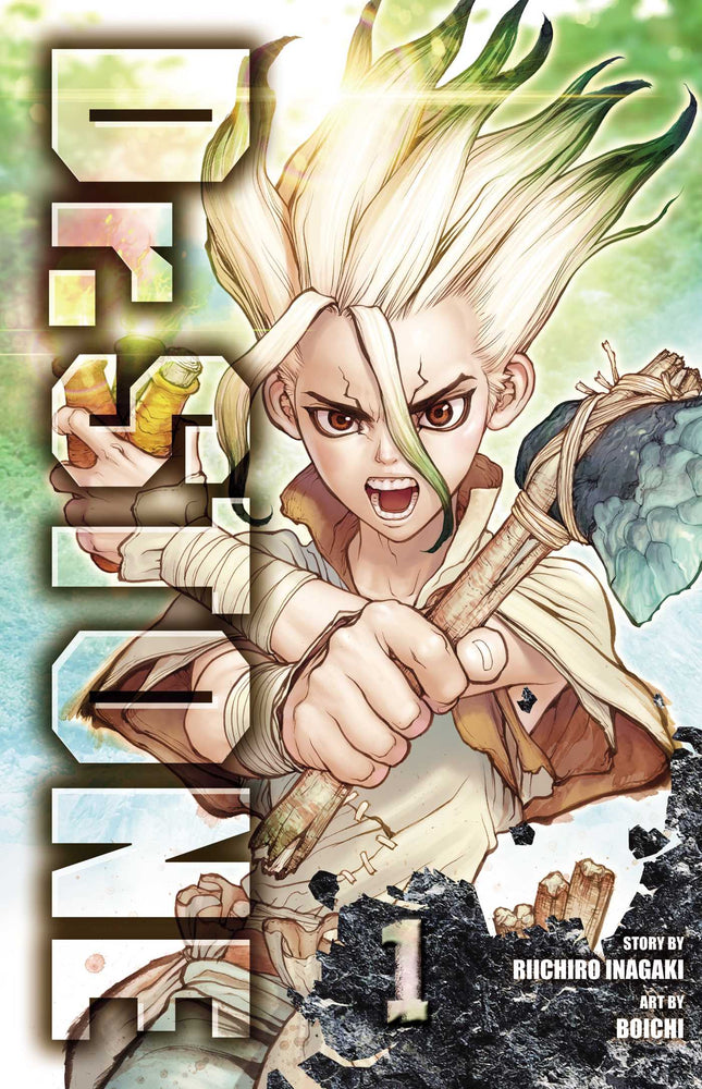 Front Cover - Dr. STONE, Vol. 01 - Pop Weasel - Manga - Image - Pop Weasel