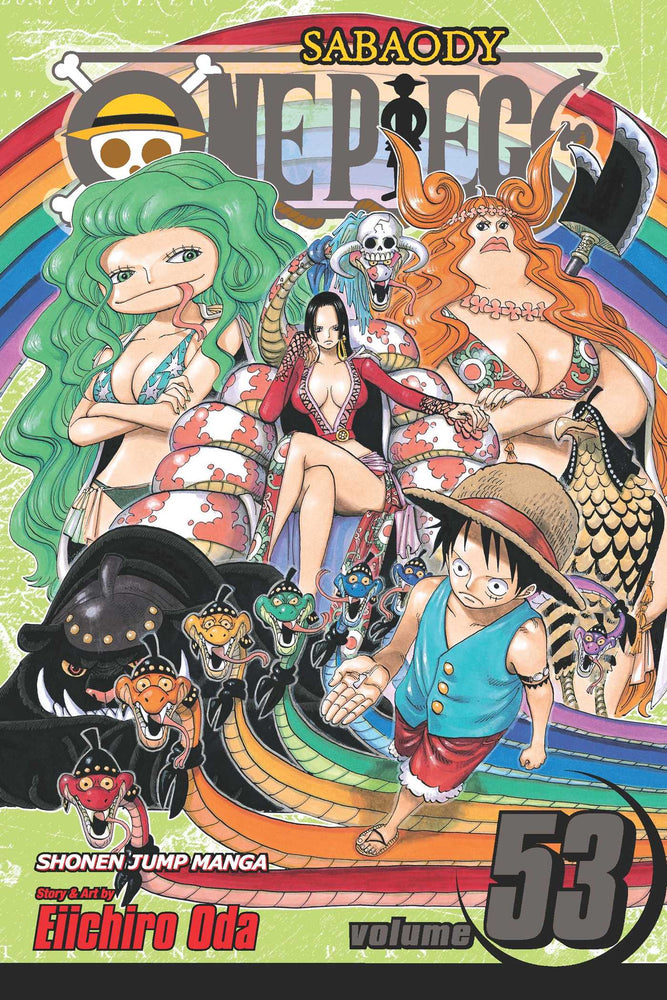 Front Cover One Piece, Vol. 53 ISBN 9781421534695 - Manga - Image - Pop Weasel