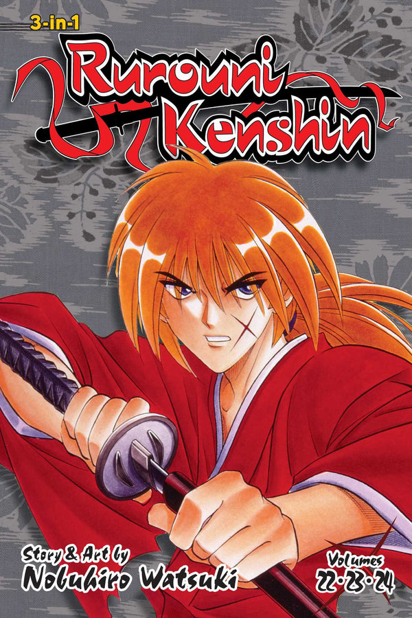 Front Cover - Rurouni Kenshin (3-in-1 Edition), Vol. 08 Includes vols. 22, 23 & 24 - Pop Weasel