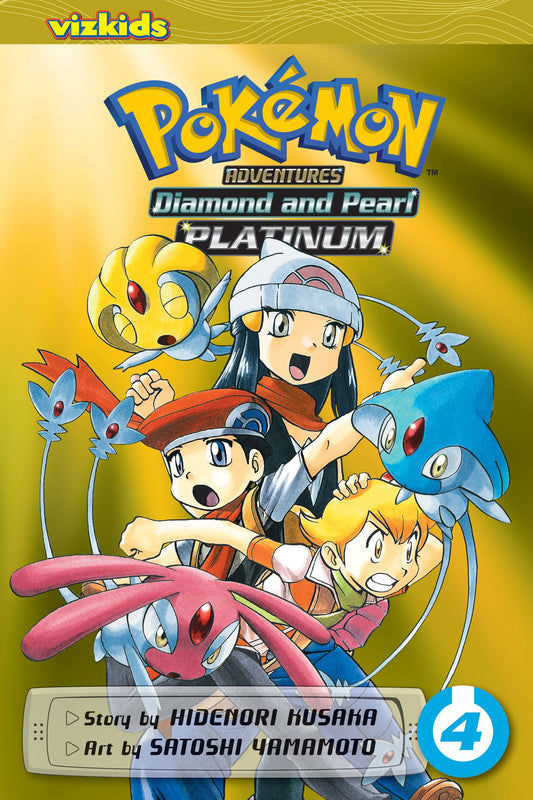 Front Cover - Pokémon Adventures: Diamond and Pearl/Platinum, Vol. 04 - Pop Weasel