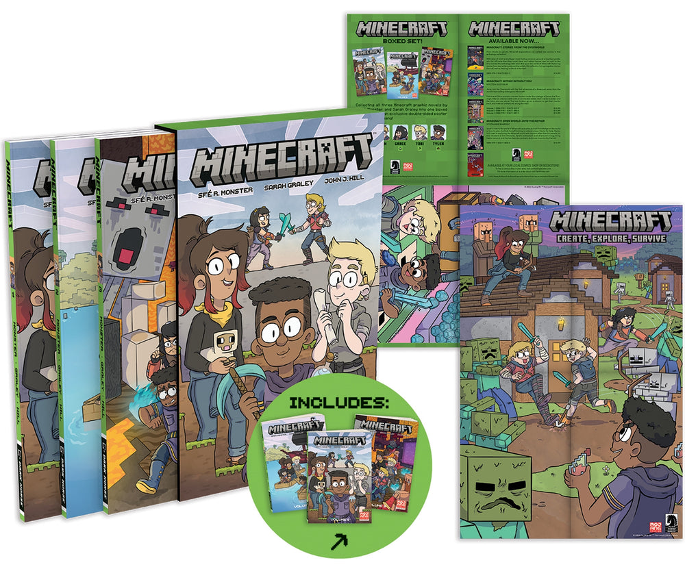 Pop Weasel Image of Minecraft Boxed Set (Graphic Novels) - Graphic Novel - Image - Pop Weasel