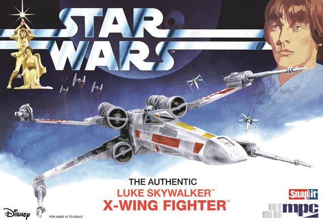 Star Wars: A New Hope Luke Skywalker's X-Wing Fighter - 1:64 Model Kit - Kitset Models - Image - Pop Weasel