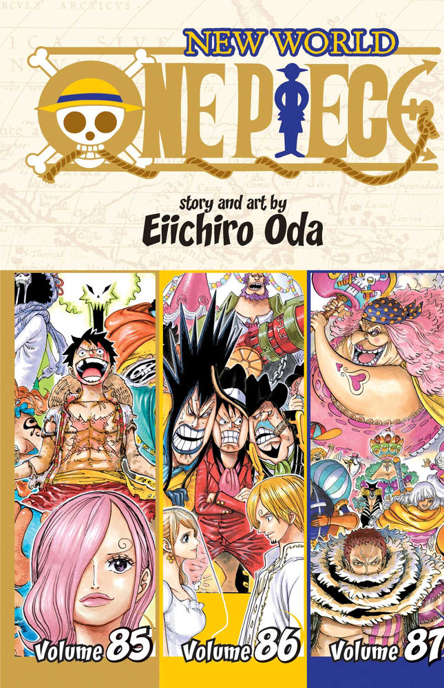 Front Cover One Piece (Omnibus Edition), Vol. 29 Includes vols. 85, 86 & 87 ISBN 9781974705085 - Manga - Image - Pop Weasel