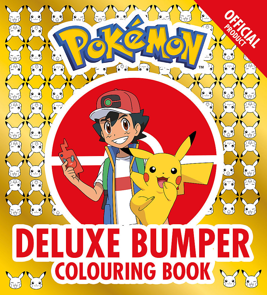 Pop Weasel Image of The Official Pokemon Deluxe Bumper Colouring Book - Colouring Book - Image - Pop Weasel