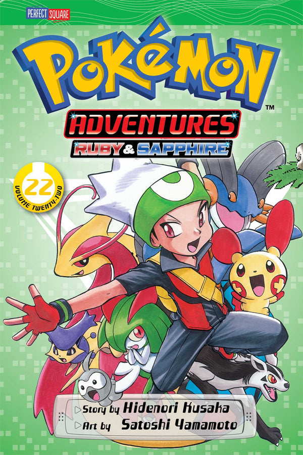 Front Cover - Pokémon Adventures (Ruby and Sapphire), Vol. 22 - Pop Weasel