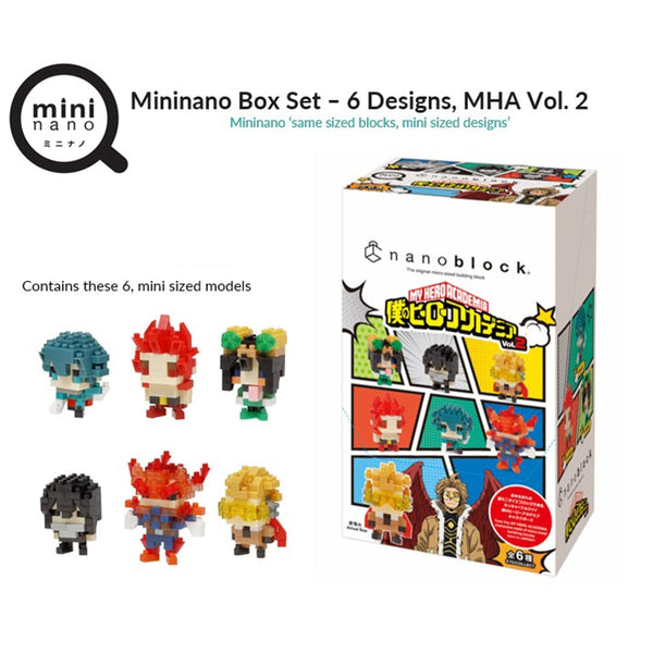 Nanoblock: Mininano - My Hero Academia Vol. 2 Box (Set of 6)