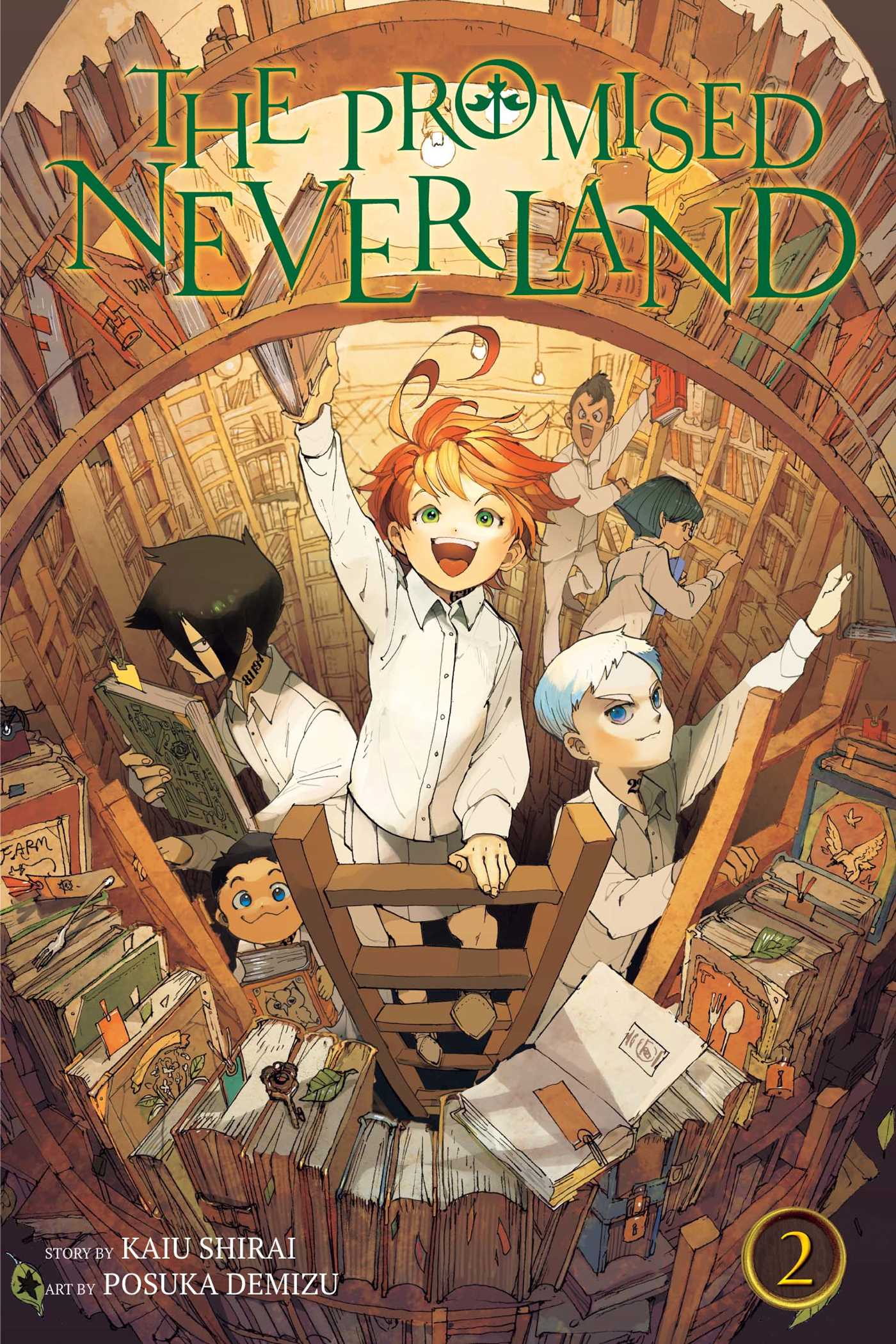 Front Cover - The Promised Neverland Vol 02 - Pop Weasel