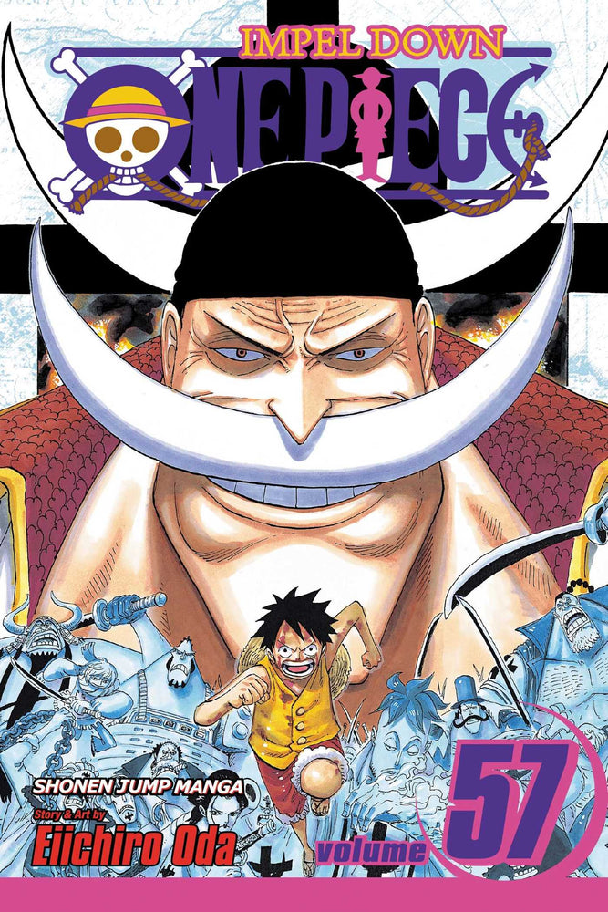 Front Cover One Piece, Vol. 57 ISBN 9781421538518 - Manga - Image - Pop Weasel