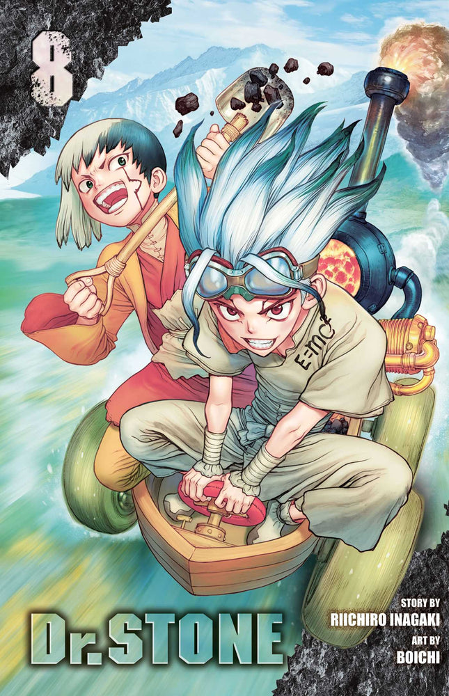 Front Cover Dr. STONE, Vol. 08 ISBN 9781974709526 - Manga - Image - Pop Weasel