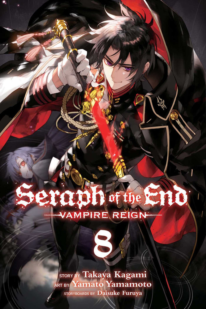 Front Cover Seraph of the End, Vol. 08 Vampire Reign ISBN 9781421585154 - Manga - Image - Pop Weasel