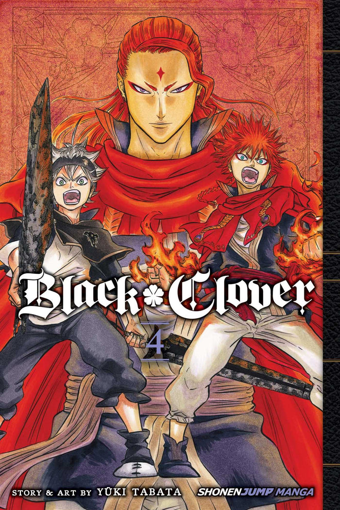 Front Cover Black Clover, Vol. 04 ISBN 9781421590233 - Manga - Image - Pop Weasel