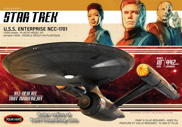 Star Trek: Discovery USS Enterprise - 1:1000 Model Kit - Kitset Models - Image - Pop Weasel