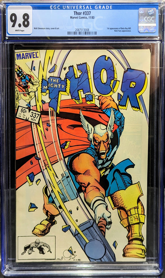 Graded Comic - Thor #337 (11/83 CGC 9.8)