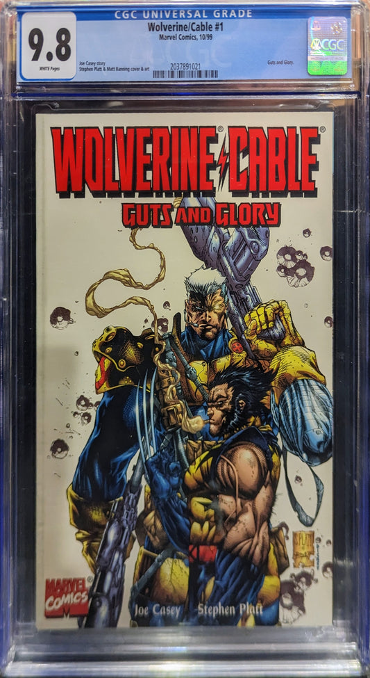 Graded Comic - Wolverine/Cable #1 (10/99 CGC 9.8)