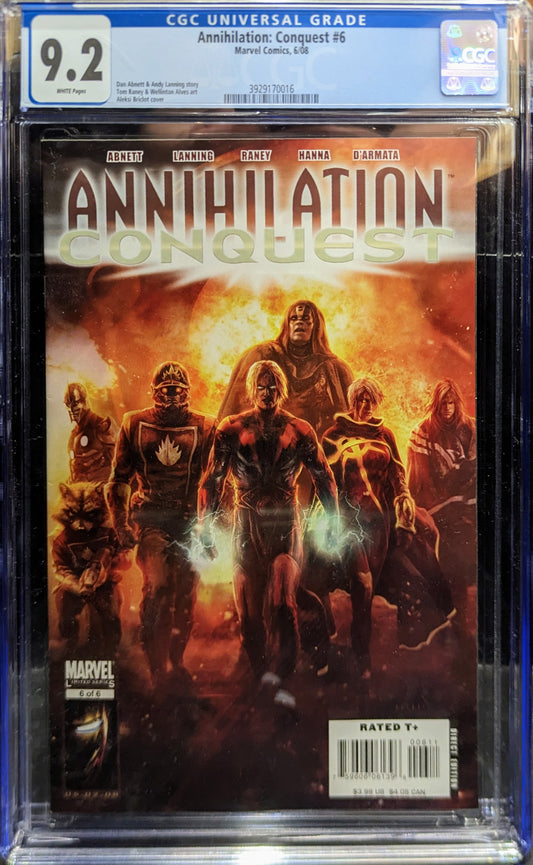 Graded Comic - Annihilation: Conquest #6 (06/08 CGC 9.2)