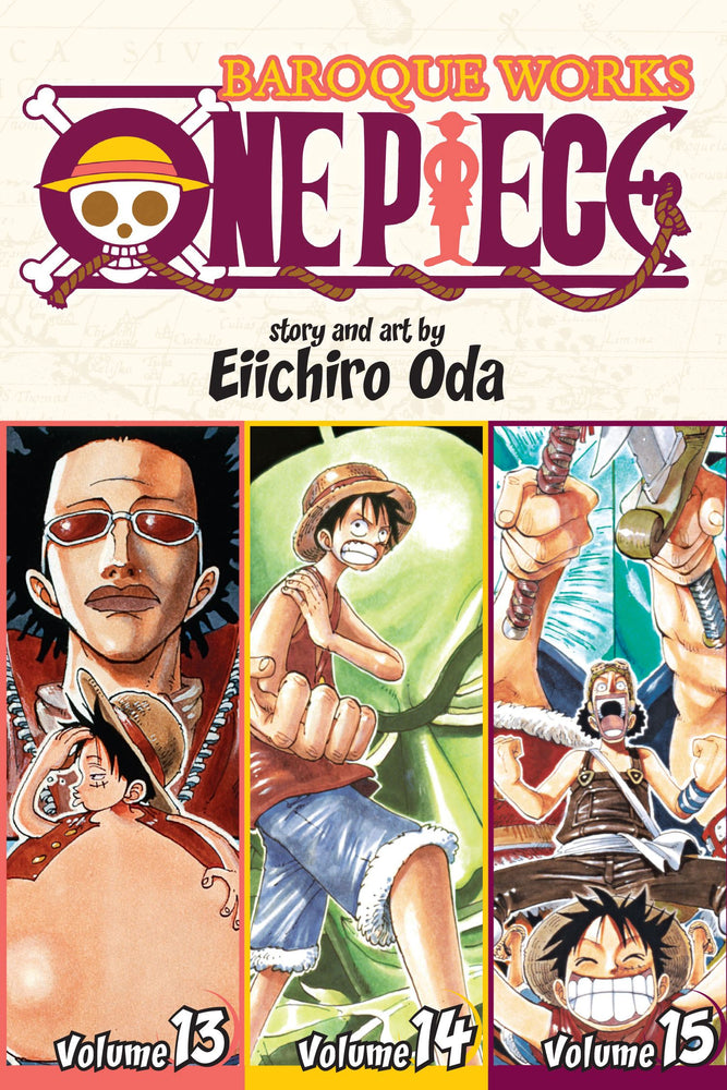 Front Cover One Piece (Omnibus Edition), Vol. 05 Includes vols. 13, 14 & 15 ISBN 9781421554983 - Manga - Image - Pop Weasel