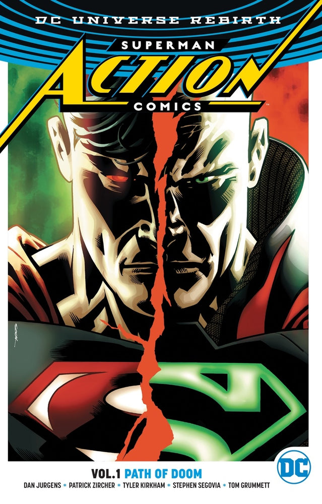 Front Cover Superman - Action Comics Vol. 01 Path Of Doom (Rebirth) ISBN 9781401268046 - Graphic Novel - Image - Pop Weasel