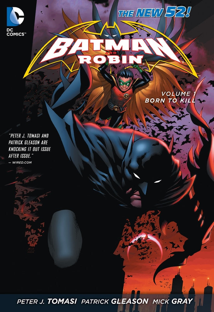 Front Cover Batman & Robin Vol. 01 Born To Kill (The New 52) ISBN 9781401238384 - Graphic Novel - Image - Pop Weasel