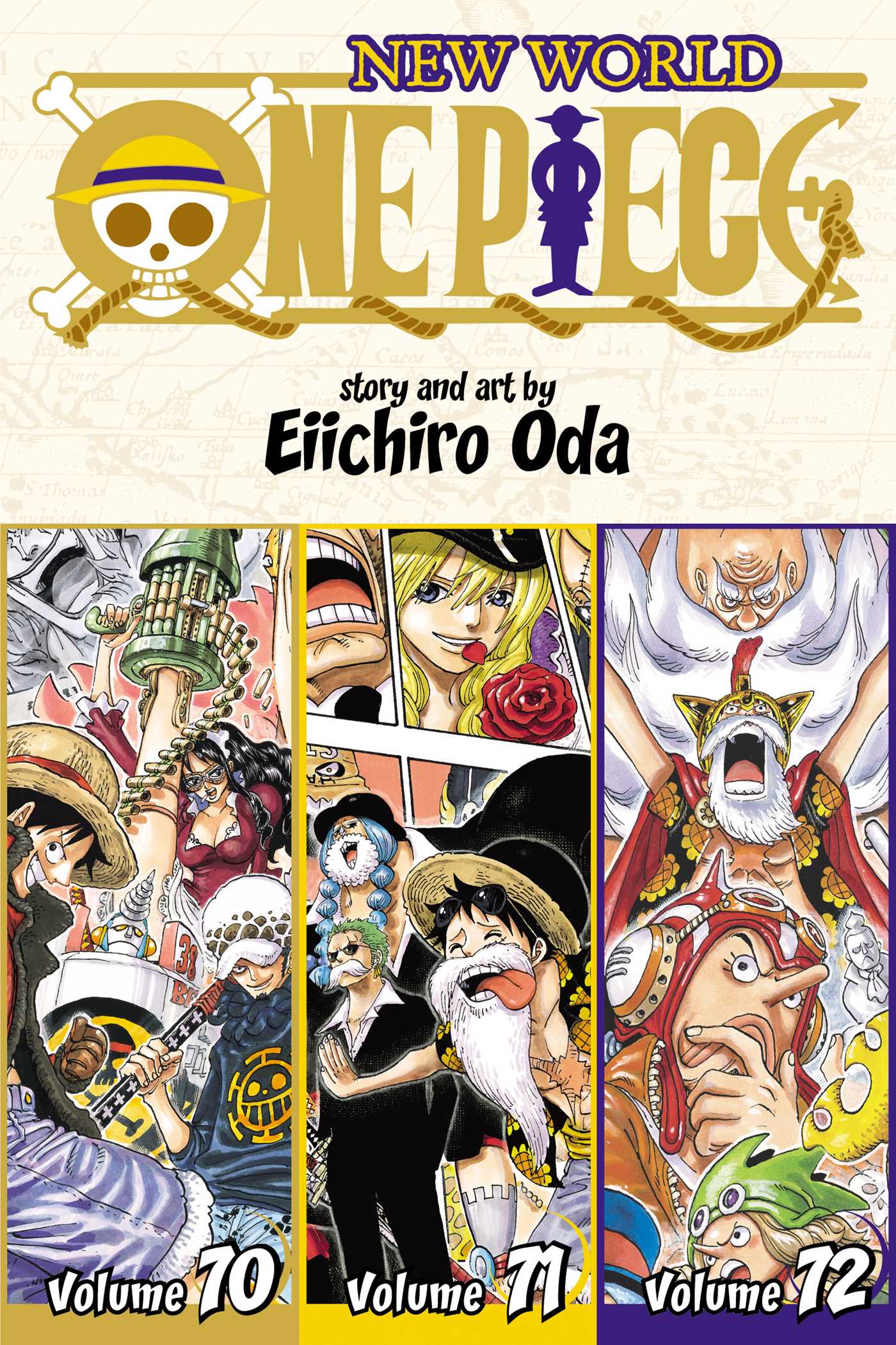 Front Cover One Piece (Omnibus Edition), Vol. 24 Includes vols. 70, 71 & 72 ISBN 9781421596167