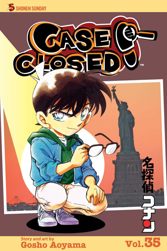 Front Cover - Case Closed, Vol. 35 - Pop Weasel
