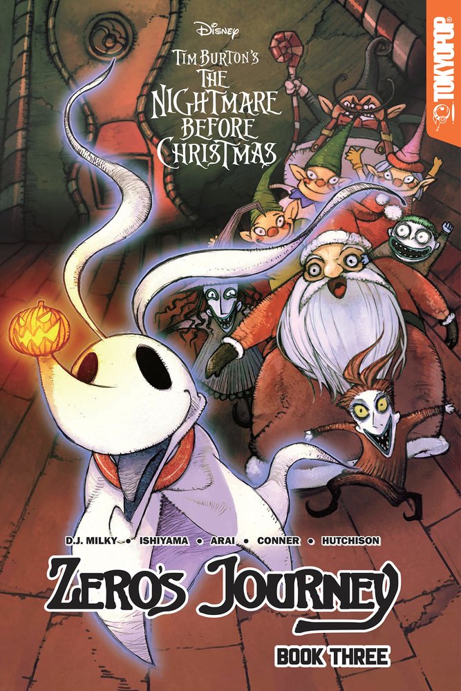 Pop Weasel Image of Disney Manga: Tim Burton's The Nightmare Before Christmas — Zero's Journey Graphic Novel, Book 3 - Graphic Novel - Image - Pop Weasel