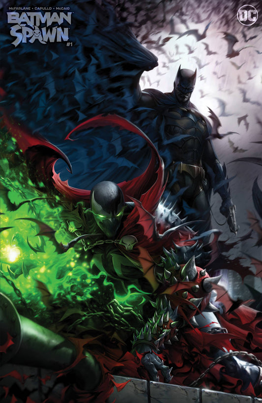 Pop Weasel Image of Batman Spawn #1 Cover E Francesco Mattina Var