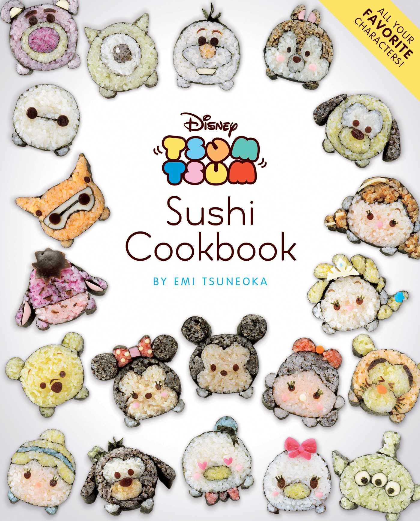 Pop Weasel Image of Disney Tsum Tsum Sushi Cookbook