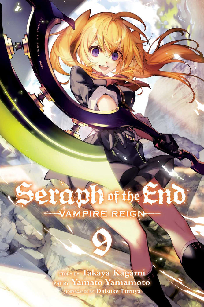 Front Cover Seraph of the End, Vol. 09 Vampire Reign ISBN 9781421587042 - Manga - Image - Pop Weasel