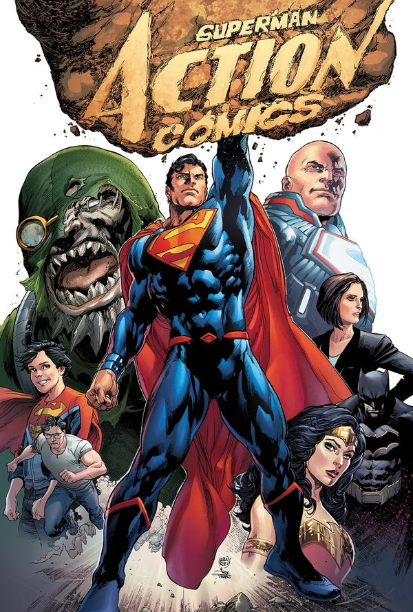 Front Cover Superman Action Comics Vol. 01 & 02 ISBN 9781401273569