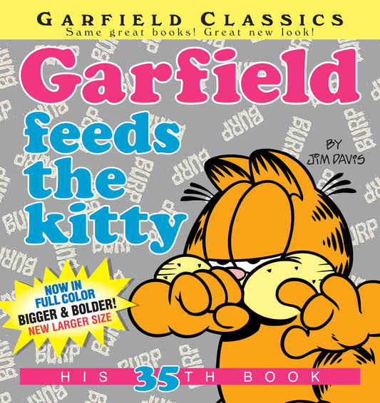 Pop Weasel Image of Garfield Feeds the Kitty